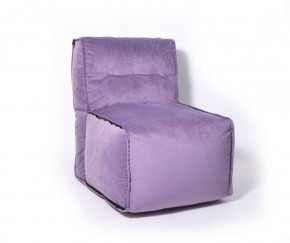 Прямое модульное бескаркасное кресло Комфорт (Фиолет велюр) в Лабытнанги - labytnangi.ok-mebel.com | фото