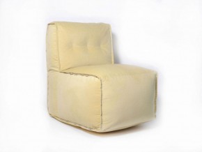 Прямое модульное бескаркасное кресло Комфорт (Желтый велюр) в Лабытнанги - labytnangi.ok-mebel.com | фото