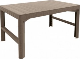 Раскладной стол Лион с регулируемой высотой столешницы (Lyon rattan table) капучино (h400/650) в Лабытнанги - labytnangi.ok-mebel.com | фото 2