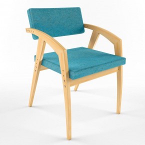 Растущий стул 38 Попугаев Бруно с мягким сиденьем и спинкой, для детей/подростков/взрослых от 150 см (Береза/Бриз) в Лабытнанги - labytnangi.ok-mebel.com | фото 1