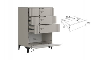 РИЧ Гостиная (модульная) кашемир в Лабытнанги - labytnangi.ok-mebel.com | фото 6