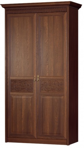 Шкаф 2-х дверный с полками ДСП №181 "Лючия" Дуб оксфорд в Лабытнанги - labytnangi.ok-mebel.com | фото 1