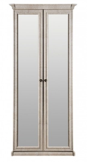 Шкаф 2-х створчатый с Зеркалом Афина (крем корень) в Лабытнанги - labytnangi.ok-mebel.com | фото