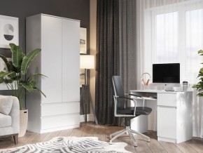 Шкаф 2-ств. с 2 ящиками "Бьянко" в Лабытнанги - labytnangi.ok-mebel.com | фото 4