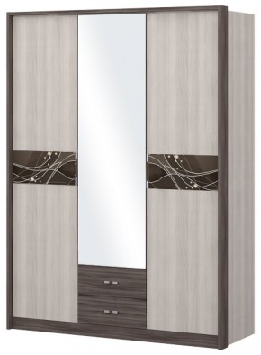 Шкаф 3-х дверный с зеркалом Шк68.2 МС Николь в Лабытнанги - labytnangi.ok-mebel.com | фото