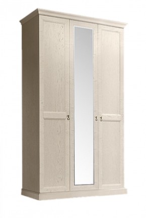 Шкаф 3-х дверный (с зеркалом) для платья и белья Венеция дуб седан (ВНШ1/3) в Лабытнанги - labytnangi.ok-mebel.com | фото