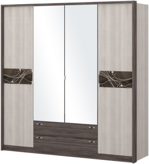Шкаф 4-х дверный с зеркалом Шк69.2 МС Николь в Лабытнанги - labytnangi.ok-mebel.com | фото