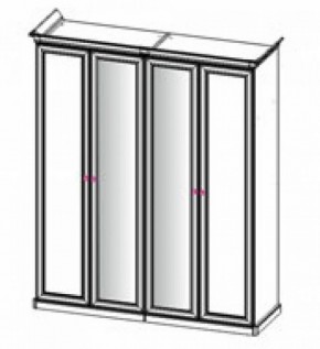 Шкаф 4-х створчатый (2+2) с Зеркалом "Патрисия" (караваджо) в Лабытнанги - labytnangi.ok-mebel.com | фото