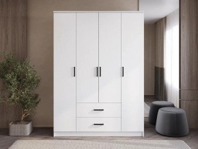 Шкаф 4-х створчатый Титан (белый) в Лабытнанги - labytnangi.ok-mebel.com | фото