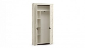 Шкаф для одежды 33.18 "Лючия" (бетон пайн белый / венге / белый) в Лабытнанги - labytnangi.ok-mebel.com | фото 2