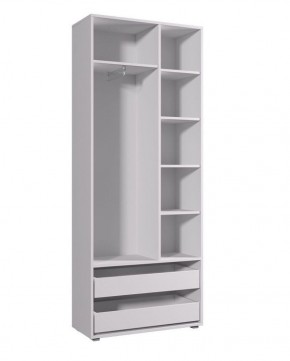 Шкаф ДМ 800 с 2-мя ящиками (белый) в Лабытнанги - labytnangi.ok-mebel.com | фото 2
