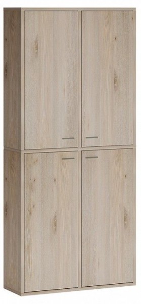 Шкаф книжный Домино СУ(ш2в2)+4ФГ в Лабытнанги - labytnangi.ok-mebel.com | фото