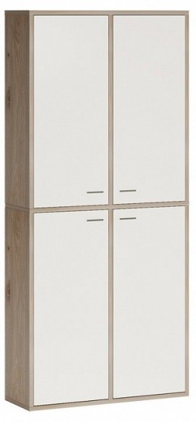 Шкаф книжный Домино СУ(ш2в2)+4ФГ в Лабытнанги - labytnangi.ok-mebel.com | фото