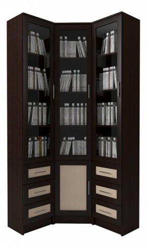 Шкаф книжный Мебелайн-54 в Лабытнанги - labytnangi.ok-mebel.com | фото