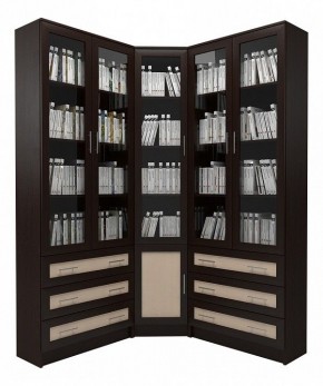 Шкаф книжный Мебелайн-55 в Лабытнанги - labytnangi.ok-mebel.com | фото