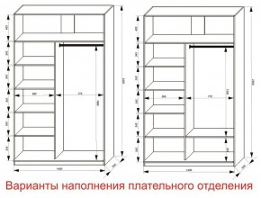 Шкаф-купе 1400 серии SOFT D8+D2+B2+PL4 (2 ящика+F обр.штанга) профиль «Графит» в Лабытнанги - labytnangi.ok-mebel.com | фото 8