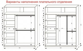 Шкаф-купе 1800 серии SOFT D8+D2+B2+PL4 (2 ящика+F обр.штанга) профиль «Графит» в Лабытнанги - labytnangi.ok-mebel.com | фото 8