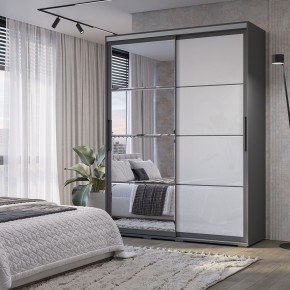 Шкаф-купе Крафт-6 1.6 м ШКК-06 (графит) в Лабытнанги - labytnangi.ok-mebel.com | фото