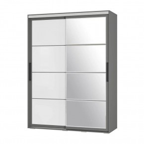 Шкаф-купе Крафт-6 1.6 м ШКК-06 (графит) в Лабытнанги - labytnangi.ok-mebel.com | фото 3
