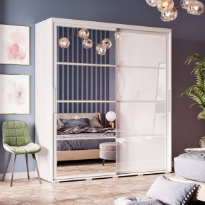 Шкаф-купе Крафт-6 1.6 м ШКК-06 (ясень белый) в Лабытнанги - labytnangi.ok-mebel.com | фото