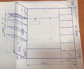 Шкаф-купе Ксения 1600 (Итальянский Орех) в Лабытнанги - labytnangi.ok-mebel.com | фото 5