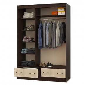 Шкаф-купе Модерн-2 1,5 м (венге/лоредо) в Лабытнанги - labytnangi.ok-mebel.com | фото 2