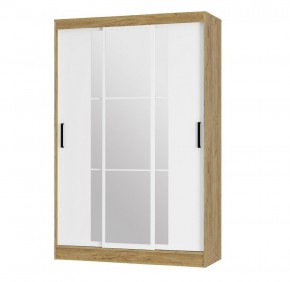 Шкаф-купе Тайм ШКК-03 (крафт/белый) в Лабытнанги - labytnangi.ok-mebel.com | фото