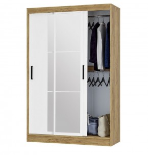 Шкаф-купе Тайм ШКК-03 (крафт/белый) в Лабытнанги - labytnangi.ok-mebel.com | фото 2