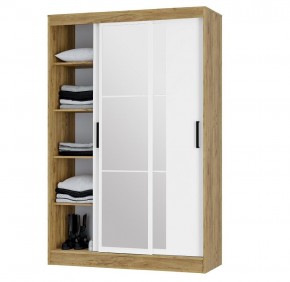 Шкаф-купе Тайм ШКК-03 (крафт/белый) в Лабытнанги - labytnangi.ok-mebel.com | фото 3
