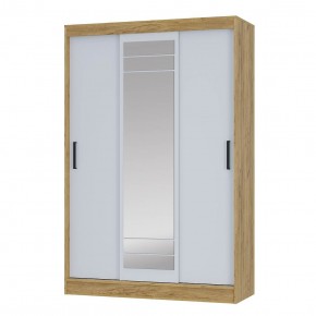 Шкаф-купе Тео ШКК-02 (крафт/белый) в Лабытнанги - labytnangi.ok-mebel.com | фото 2