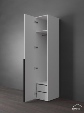 Шкаф Linnea MHR-1-3 2050х400х510 (Белый-М 11.1.2) в Лабытнанги - labytnangi.ok-mebel.com | фото 5