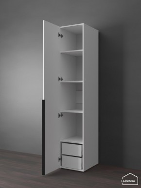 Шкаф Linnea MHR-1-3 2050х400х510 (Белый-М 11.1.2) в Лабытнанги - labytnangi.ok-mebel.com | фото 5