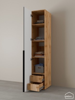 Шкаф Linnea MHR-1-4 2050х400х510 (ДВ-М 11.1.25) в Лабытнанги - labytnangi.ok-mebel.com | фото 5