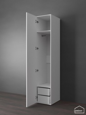 Шкаф Linnea MHR-1PO-3 2050х400х510 (Белый-М 11.1.2) в Лабытнанги - labytnangi.ok-mebel.com | фото 4