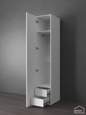 Шкаф Linnea MHR-1PO-3 2050х400х510 (Белый-М 11.1.2) в Лабытнанги - labytnangi.ok-mebel.com | фото 5