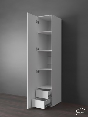Шкаф Linnea MHR-1PO-4 2050х400х510 (Белый-М 11.1.2) в Лабытнанги - labytnangi.ok-mebel.com | фото 4