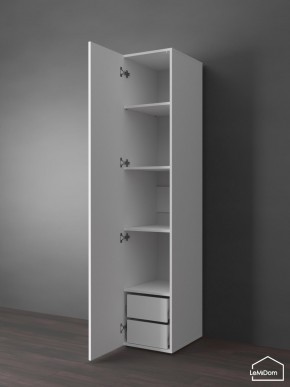 Шкаф Linnea MHR-1PO-4 2050х400х510 (Белый-М 11.1.2) в Лабытнанги - labytnangi.ok-mebel.com | фото 5