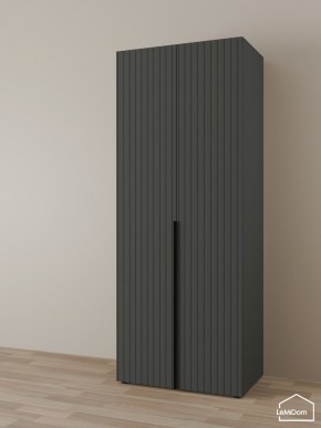 Шкаф Linnea MHR-2 2050х800х510 (Графит-М 11.1.25) в Лабытнанги - labytnangi.ok-mebel.com | фото