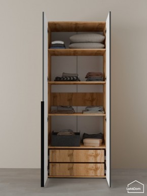 Шкаф Linnea MHR-2-4 2050х800х510 (ДВ-М 11.1.25) в Лабытнанги - labytnangi.ok-mebel.com | фото 5