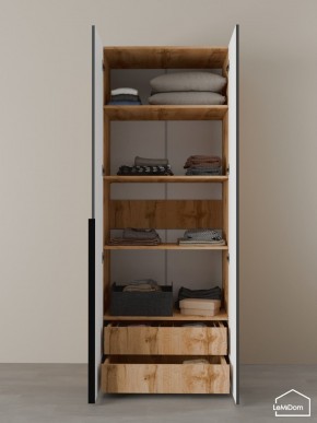 Шкаф Linnea MHR-2-4 2050х800х510 (ДВ-М 11.1.25) в Лабытнанги - labytnangi.ok-mebel.com | фото 6