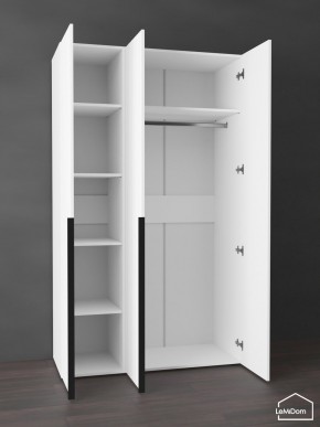 Шкаф Linnea MHR-3-1 2050х1200х510 (Белый-М 11.1.1) в Лабытнанги - labytnangi.ok-mebel.com | фото 4