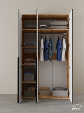 Шкаф Linnea MHR-3-1 2050х1200х510 (ДВ-М 11.1.25) в Лабытнанги - labytnangi.ok-mebel.com | фото 4