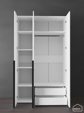Шкаф Linnea MHR-3-2 2050х1200х510 (Белый-М 11.1.1) в Лабытнанги - labytnangi.ok-mebel.com | фото 6
