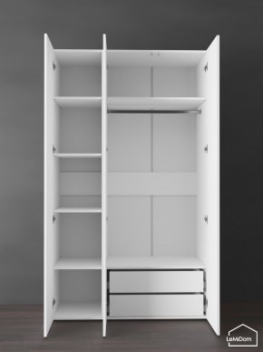 Шкаф Linnea MHR-3PO-2 2050х1200х510 (Белый-М 11.1.2) в Лабытнанги - labytnangi.ok-mebel.com | фото 6