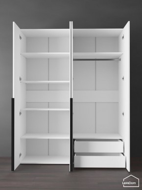 Шкаф Linnea MHR-4-2 2050х1600х510 (Белый-М 11.1.1) в Лабытнанги - labytnangi.ok-mebel.com | фото 5