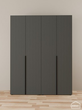 Шкаф Linnea MHR-4-2 2050х1600х510 (Графит-М 11.1.25) в Лабытнанги - labytnangi.ok-mebel.com | фото