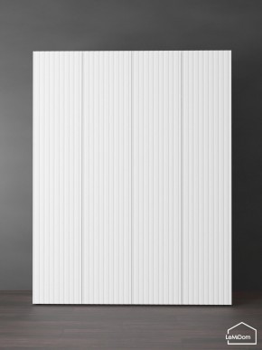 Шкаф Linnea MHR-4PO-2 2050х1600х510 (Белый-М 11.1.1) в Лабытнанги - labytnangi.ok-mebel.com | фото