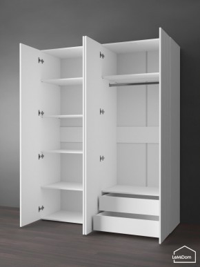 Шкаф Linnea MHR-4PO-2 2050х1600х510 (Белый-М 11.1.2) в Лабытнанги - labytnangi.ok-mebel.com | фото 6