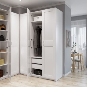 Шкаф МАКС однодверный, цвет белый в Лабытнанги - labytnangi.ok-mebel.com | фото 4