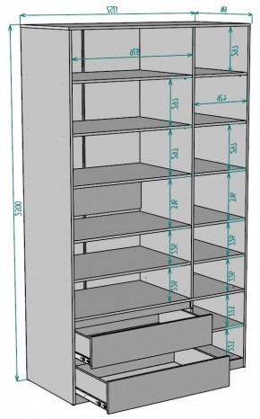 Шкаф Мальта H219 в Лабытнанги - labytnangi.ok-mebel.com | фото 2